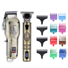 Professional Cordless Hair Trimmer Rechargeable T-Blade Trimmer Hair Clippers