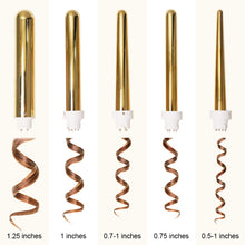 5 in 1 Hair Curler Professional Interchangeable Curling Iron Wand Set