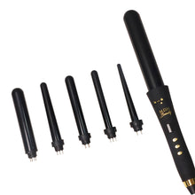 5 in 1 Hair Curler Professional Interchangeable Curling Iron Wand Set
