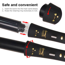 5 in 1 Hair Curler Professional Interchangeable Curling Iron Wand Set