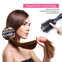 One Step Hair Dryer Electric Hot Air Brush Multifunctional Negative Dryer brush Negative Ion Generator Hair Straightener Curler