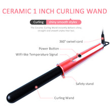 Professional Salon Hair Curler 1 Barrel Ceramic Barrel Curling Iron
