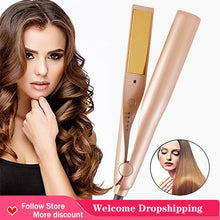 Professional 2 in 1 Hot selling Hair Straightener Curling Iron
